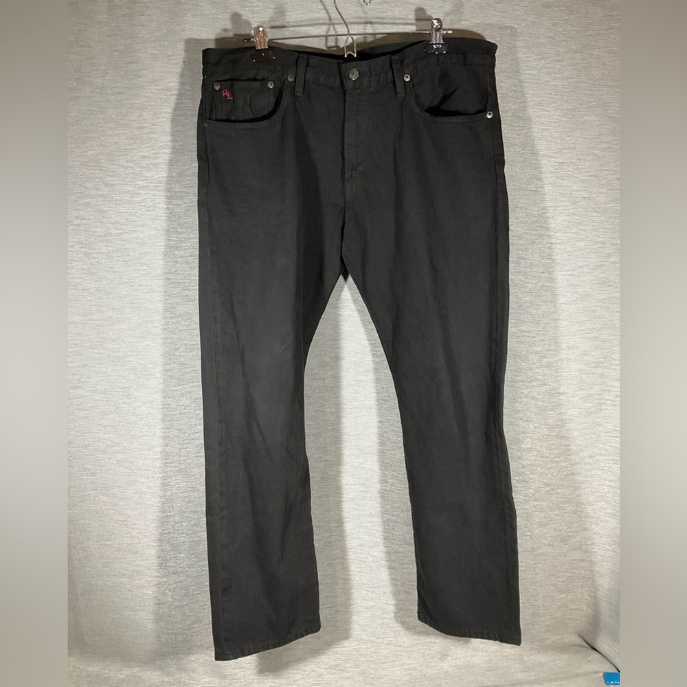 Men’s Ralph Lauren Polo Hampton Straight Black Jeans, 36x30